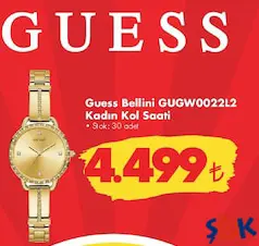 GUESS BELLİNİ GUGW0022L2 KADIN KOL SAATİ GUESS BELLİNİ GUGW0022L2 KADIN KOL SAATİ